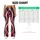 American Stars And Stripes Red White Blue Patriotic Summer Celebration Style Leggings - 7