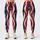 American Stars And Stripes Red White Blue Patriotic Summer Celebration Style Leggings - 1
