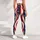 American Stars And Stripes Red White Blue Patriotic Summer Celebration Style Leggings - 4