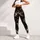 Black Gold Starry Night Sky Sparkle for Evening Outfits and Celestial Style Leggings - 4