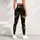 Black Gold Starry Night Sky Sparkle for Evening Outfits and Celestial Style Leggings - 5