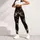 Black Gold Starry Night Sky Sparkle for Evening Outfits and Celestial Style Leggings - 6