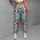 Pastel Tropical Leaf Swirls for Bright Spring Getaways and Sunny Weekend Escapes Leggings - 5