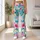 Pastel Tropical Leaf Swirls for Bright Spring Getaways and Sunny Weekend Escapes Leggings - 10