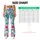 Pastel Tropical Leaf Swirls for Bright Spring Getaways and Sunny Weekend Escapes Leggings - 7