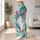 Pastel Tropical Leaf Swirls for Bright Spring Getaways and Sunny Weekend Escapes Leggings - 11