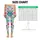 Pastel Tropical Leaf Swirls for Bright Spring Getaways and Sunny Weekend Escapes Leggings - 3