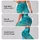 Turquoise Seafoam Shimmer for Sunny Beach Days and Relaxed Coastal Summer Getaways Leggings - 8