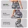 Silver Gray Wildflower Florals for Coastal Weekends and Everyday Relaxed Lifestyle Leggings - 8