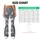 Silver Gray Wildflower Florals for Coastal Weekends and Everyday Relaxed Lifestyle Leggings - 7