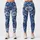 Blue Denim and White Lace Florals for Coastal Summer Outings and Relaxed Weekend Style Leggings - 3