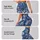 Blue Denim and White Lace Florals for Coastal Summer Outings and Relaxed Weekend Style Leggings - 2