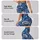 Blue Denim and White Lace Florals for Coastal Summer Outings and Relaxed Weekend Style Leggings - 8