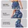 Blue Denim and White Lace Florals for Coastal Summer Outings and Relaxed Weekend Style Leggings - 2