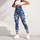 Blue Denim and White Lace Florals for Coastal Summer Outings and Relaxed Weekend Style Leggings - 5