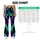 Neon Aurora Fracture Lines for Night Workouts and Bold Everyday Activewear Style Leggings - 7