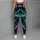 Neon Aurora Fracture Lines for Night Workouts and Bold Everyday Activewear Style Leggings - 6