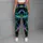 Neon Aurora Fracture Lines for Night Workouts and Bold Everyday Activewear Style Leggings - 4