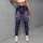 Red White Blue Fireworks for Fourth of July Celebrations and Summer Parties Leggings - 6