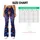Red White Blue Fireworks for Fourth of July Celebrations and Summer Parties Leggings - 7