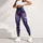 Red White Blue Fireworks for Fourth of July Celebrations and Summer Parties Leggings - 6