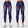 Red White Blue Fireworks for Fourth of July Celebrations and Summer Parties Leggings - 1