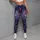 Red White Blue Fireworks for Fourth of July Celebrations and Summer Parties Leggings - 4