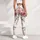 Blush Rose And Greenery Florals For Coastal Garden Getaways And Spring Brunch Leggings - 5