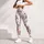 Blush Rose And Greenery Florals For Coastal Garden Getaways And Spring Brunch Leggings - 4