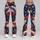Red White And Blue Stars For Fourth Of July Celebrations And Patriotic Summer Gatherings Leggings - 9