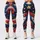 Red White And Blue Stars For Fourth Of July Celebrations And Patriotic Summer Gatherings Leggings - 3
