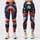 Red White And Blue Stars For Fourth Of July Celebrations And Patriotic Summer Gatherings Leggings - 1