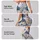 Blue And Ivory Wildflower Sprigs For Coastal Escapes And Relaxed Everyday Style Wear Leggings - 2
