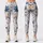 Blue And Ivory Wildflower Sprigs For Coastal Escapes And Relaxed Everyday Style Wear Leggings - 3