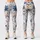 Blue And Ivory Wildflower Sprigs For Coastal Escapes And Relaxed Everyday Style Wear Leggings - 1