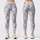 Black And White Honeycomb Hexagons For Chic Everyday Casual Style And Active Living Leggings - 1
