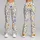 Blue and Gold Meadow Flowers for Summer Walks and Easy Everyday Style for Women Leggings - 9