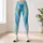 Ocean Blue And Turquoise Stripes For Breezy Summer Beach Days And Coastal Escapes Leggings - 6