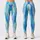 Ocean Blue And Turquoise Stripes For Breezy Summer Beach Days And Coastal Escapes Leggings - 1