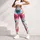 Multicolor Burst Blooms for Sunny Summer Outings and Relaxed Everyday Casual Wear Leggings - 4