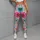 Multicolor Burst Blooms for Sunny Summer Outings and Relaxed Everyday Casual Wear Leggings - 5