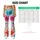 Multicolor Burst Blooms for Sunny Summer Outings and Relaxed Everyday Casual Wear Leggings - 7