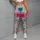 Multicolor Burst Blooms for Sunny Summer Outings and Relaxed Everyday Casual Wear Leggings - 4