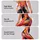 Vivid Red Orange Abstract Brushstrokes for Bold Summer Resort Style and Creative Everyday Wear Leggings - 8