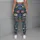 Blue Meadow Wildflowers for Colorful Spring Summer Casual Style Leggings - 6
