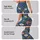 Blue Meadow Wildflowers for Colorful Spring Summer Casual Style Leggings - 2