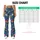 Blue Meadow Wildflowers for Colorful Spring Summer Casual Style Leggings - 7