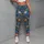 Blue Meadow Wildflowers for Colorful Spring Summer Casual Style Leggings - 5
