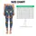 Blue Meadow Wildflowers for Colorful Spring Summer Casual Style Leggings - 3