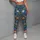 Blue Meadow Wildflowers for Colorful Spring Summer Casual Style Leggings - 4